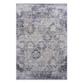 5X7 Grey Blue Traditional Non Shedding Living Room Bedroom Dining Home Office Stylish And Stain Resistant Area Rug Grey Blue Polyester