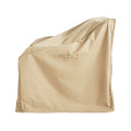 Shield Patio Outdoor Club Chair Cover, Beige, Set Of 2 Beige Fabric