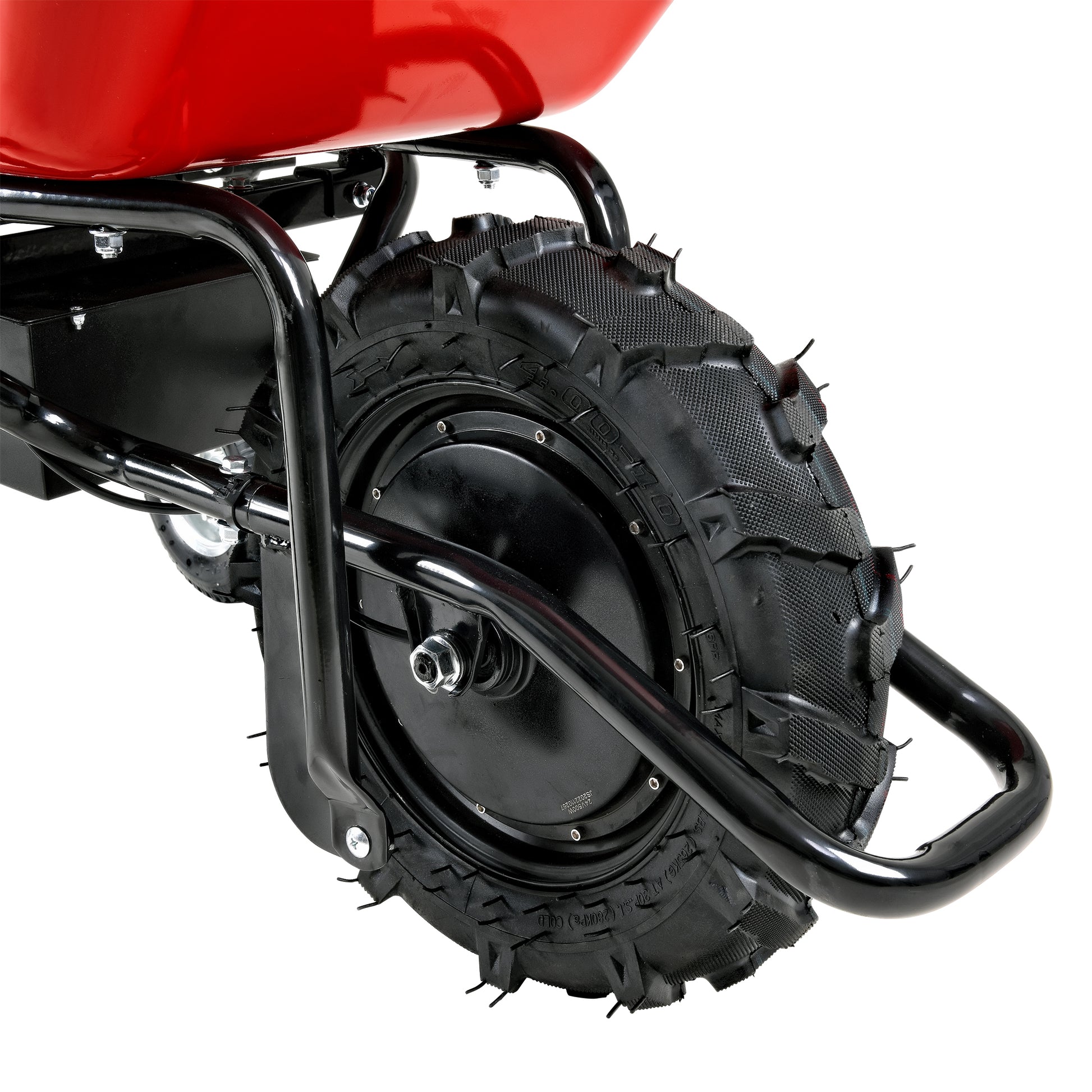 Wheelbarrow Electric Professional Specs This Wheelbarrow Uses An Electric 24V 250W Brushless Motor System, Powered By 2 12V 12Ah Motorized Wheelbarrow Black Red Classic,Industrial Stainless Steel