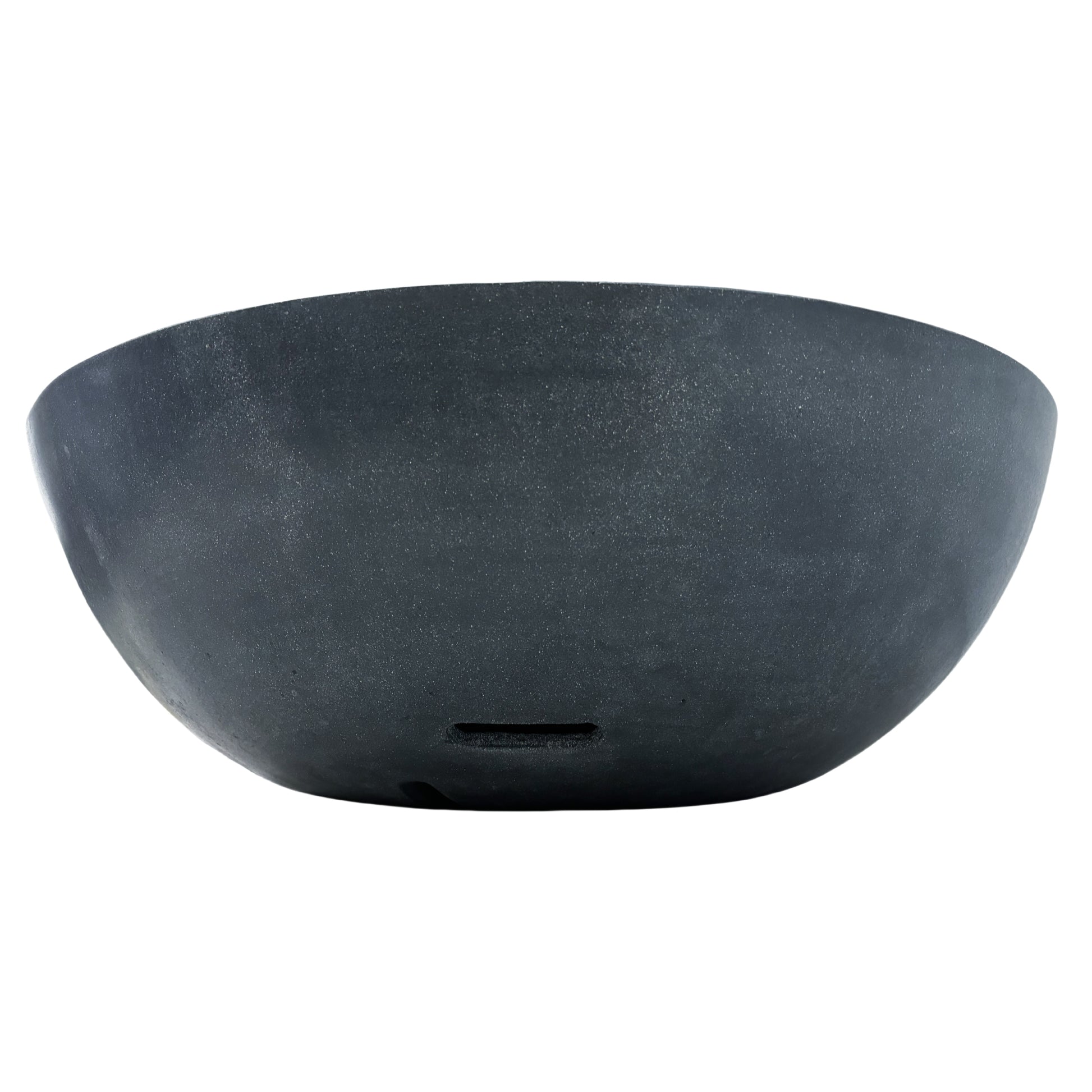 42 Inch Outdoor Concrete Propane Gas Fire Pit Bowl In Dark Gray Color Black Gray Garden & Outdoor American Design,Contemporary,Luxury,Modern Fiberglass Concrete