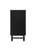 3 Drawer Cabinet, Suitable For Bedroom, Living Room, Study, Dining Room Black Particle Board