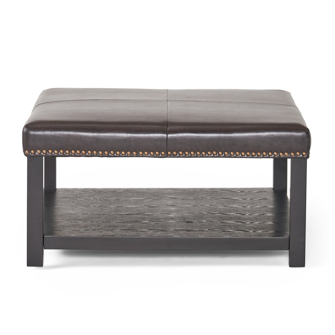 Kd Coffee Table Brown Pu