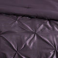 7 Piece Tufted Comforter Set Plum King King Plum Polyester