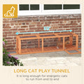 Pawhut Outdoor Cat Tunnel With Extendable Design, 59