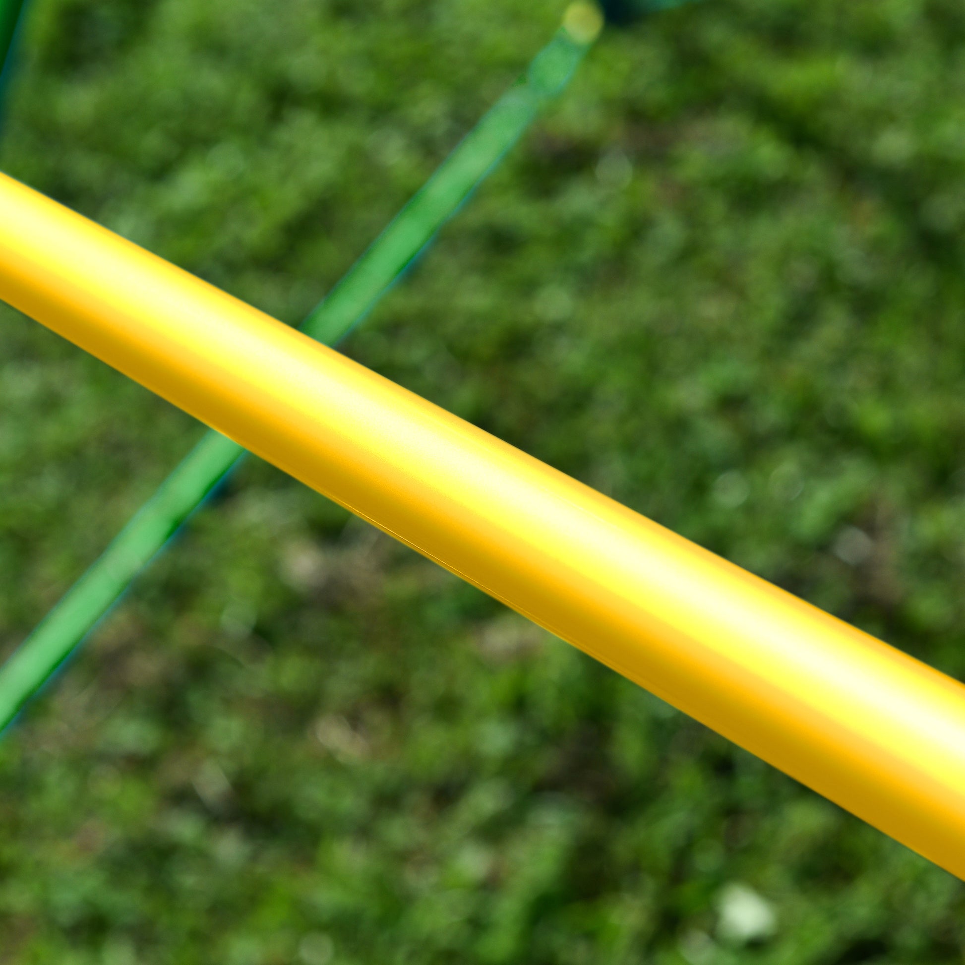 13Ft Geometric Dome Climber Play Center, Kids Climbing Dome Tower With Hammock, Rust & Uv Resistant Steel Supporting 1000 Lbs Yellow Metal