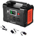 200W Portable Power Station Black Metal