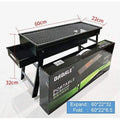 Barbecue Stove Portable Foldable Outdoor Grill Charcoal Bbq Grill Patio Camping Picnic Burner Portable Household Black Metal