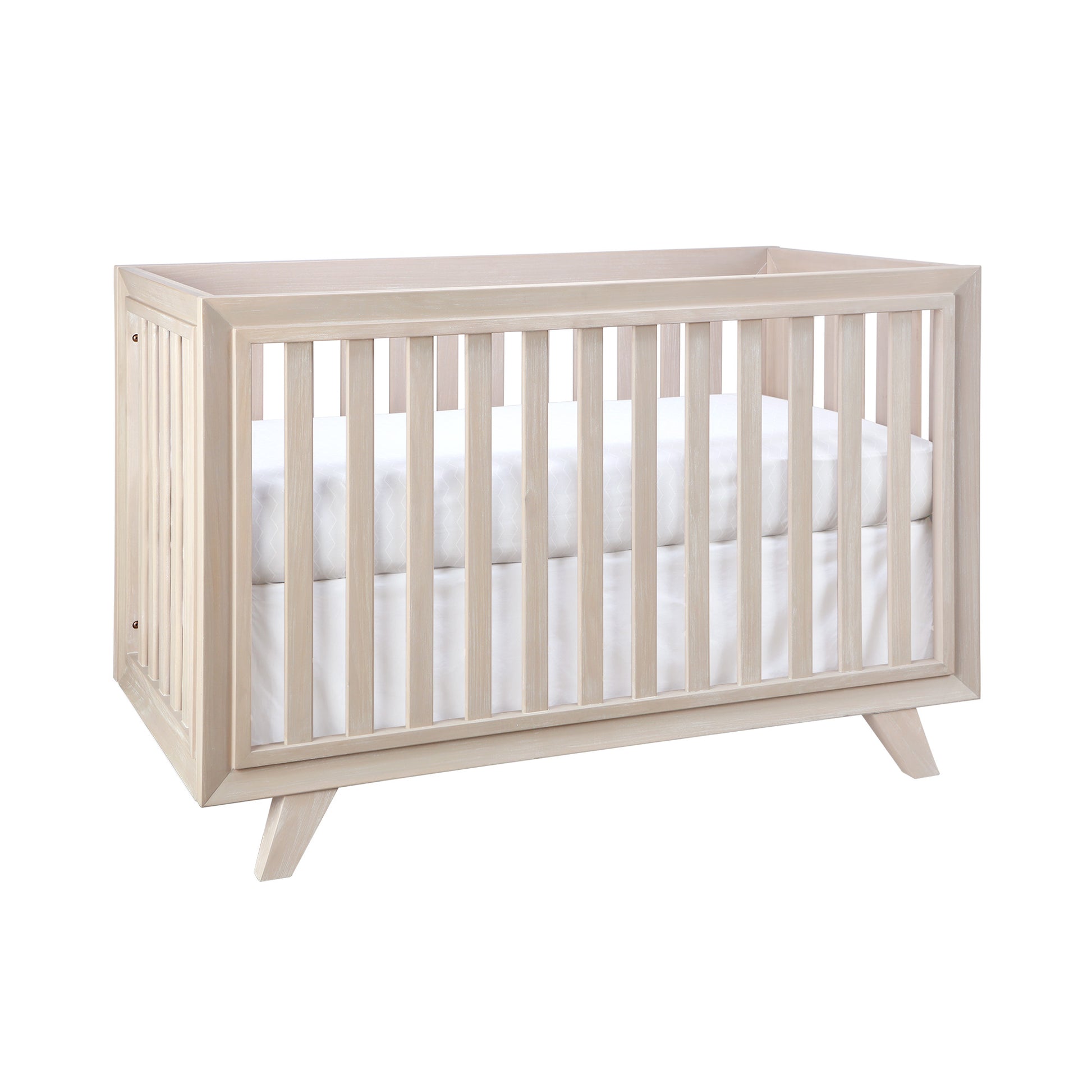 Wooster Crib In Almond Almond Nature Bedroom Contemporary Pine Wood