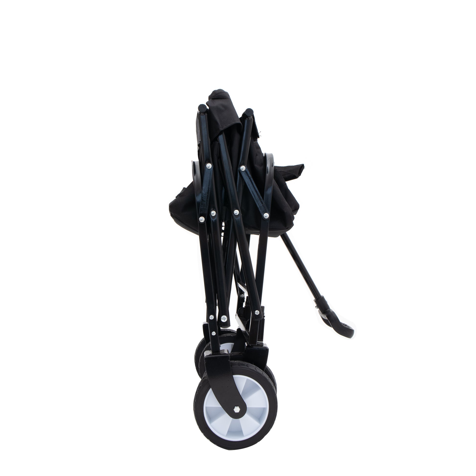 Minimeetall Multi Use Bag,Collapsible Foldable Wagon Cart Beach Wagon Heavy Duty Utility Cart Utility Wagon Grocery Cart For For Camping 3Pcs Plastic Liner Bag Coverblack Black Steel