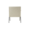 Fx P91 Wt Sofa Chair Modern White Accent Chair With Metal Frame Stylish Upholstered Single Sofa, Perfect For Living Room, Bedroom, And Office Decor Temu Suitable White Linen