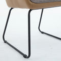 Ts Leisure Chair Dining Chair Light Grey Camel Oak Linen