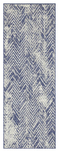 Sunshine Gc Har2010 Blue 2 Ft. 7 In. X 7 Ft. 3 In. Indoor Outdoor Area Rug Blue Polyester Polypropylene