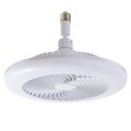 Mini Size 8 Inch Enclosed Socket E26 Ceiling Fan Light 3 Speeds 3 Light Color Dimming And Timing For Small Room Kitchen White Pc