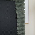 62.5 Inch Corduroy Sponge Sofa Lounge Chair,No Assembly Required,Fluffy Modern Sleeper Chair For Indoor Living Room Bedroom Army Green Foam Corduroy 1 Seat