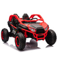 24V Two Seater Kids Ride On Utv W Parents Control,20In Seat Width,400W Super High Power,Four Wheel Suspension,Bluetooth,Mp3,Usb,Led Light,Horn,Rear Storage Space,Speeds 3.73 4.97Mph For Kids Aged 3