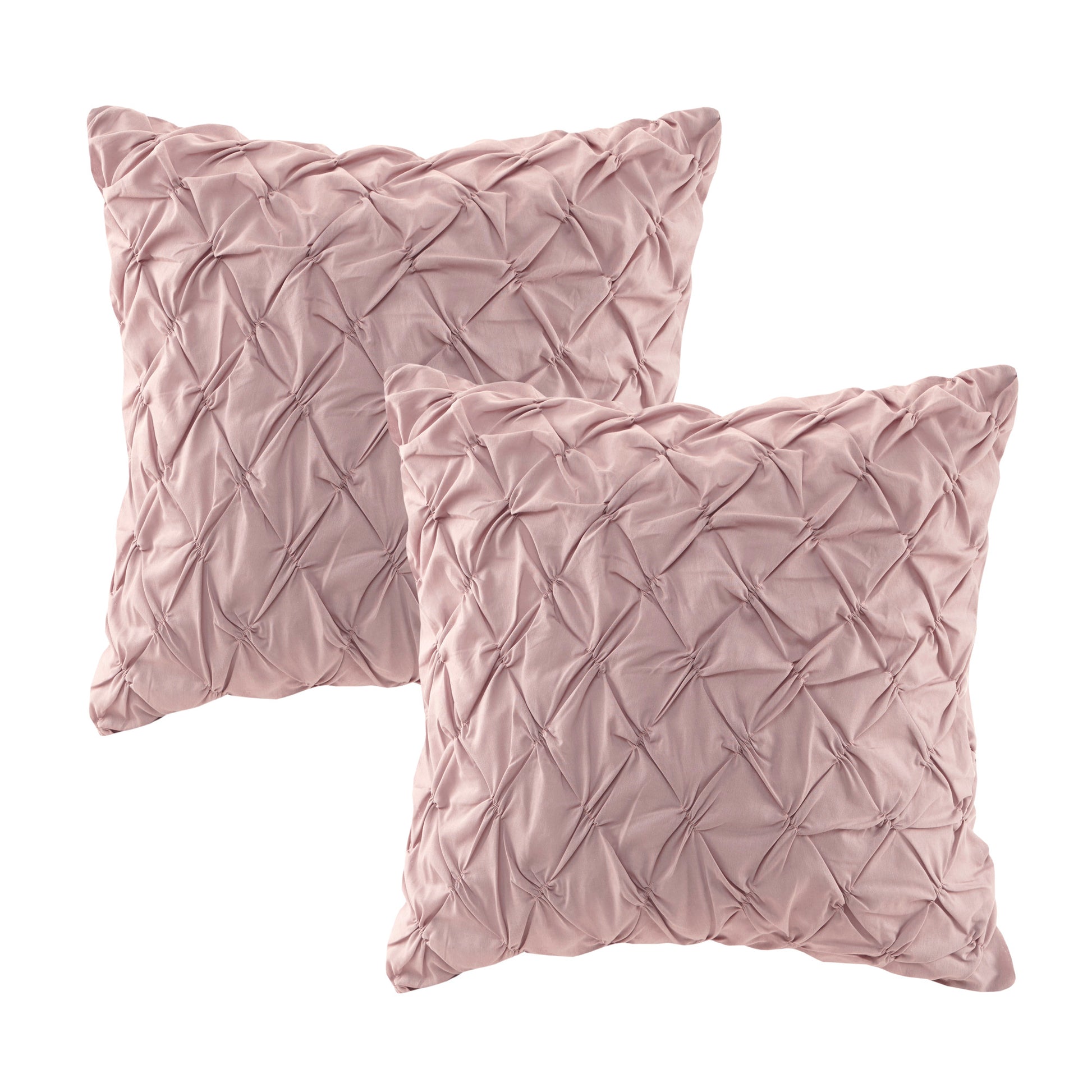 8 Piece Cotton Printed Comforter Set Blush King King Blush Polyester