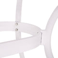 Phoenix Rectangle Table White Aluminium