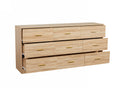 Modern Natural 9 Drawer Dresser For Bedroom Large Storage Wide Chest Of Drawers, Sturdy & Safe Natural Primary Living Space American Design,Contemporary,Modern Melamine Engineered Wood