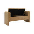 Modern Teddy Bed End Bench With Arms And Storage,Upholstered Large Foot Rest Stool, Comfy Window Vanity Bench For Living Room,Bedroom,Dorm,Coffee Table,Teddy Coffee Coffee Modern Storage Wood