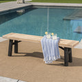 Bettina Bench Grey Acacia Wood