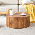 The Cylindrical Table With Its Patterned Design Can Be Easily Integrated Into A Variety Of Interior Styles, From Coffee Tables To Small Dining Tables, Workbenches Or Makeshift Writing Desks. Wood