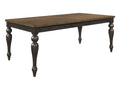 Brown Gray Finish Rectangular Extendable Table Top 18