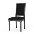 Dining Chair Black Fabric