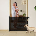 Retractable Baby Gate, Mesh Dog Gate For Doorways, Extends Up To 55