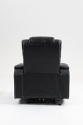 Lounge Chair Lift Chair Relax Sofa Chair Sitting Room Furniture Sitting Room Power Supply Elderly Electric Lounge Chair Black Pu