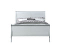 Platinum Queen Bed Box Spring Required Queen Gray Wood Casual Sleigh Wood