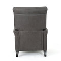 Manual Standard Recliner Slate Microfiber