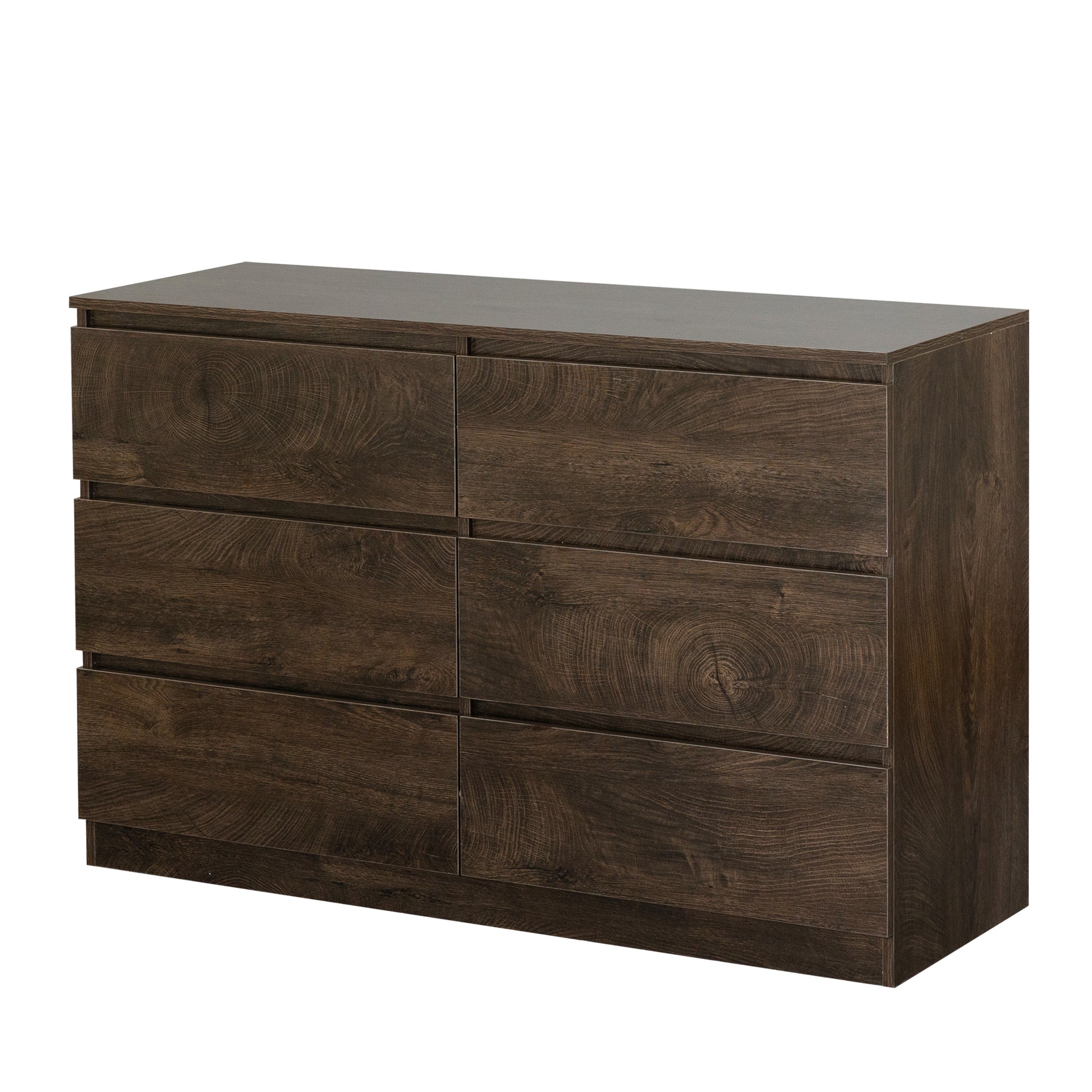 Drawer Dresser Cabinet, Sideboard, Bar Counter, Buffet Counter, Table Lockers, Three Plus Three Drawers Audit, Can Be Used For Dining Room, Living Room, Bedroom, Kitchen Corridor, Color: Dark Gray 5