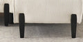 79.50 Inches Long, Velvet Sofa Fabric, With Three Matching Pillows And Spacious And Comfortable Seats, For Apartment Office Living Room Beige Beige Corduroy 4 Seat
