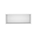 White Rock Wall Cabinet With Open Storage Wall Mounted 1 2 Shelves White Primary Living Space Wall Mounted Particle Board