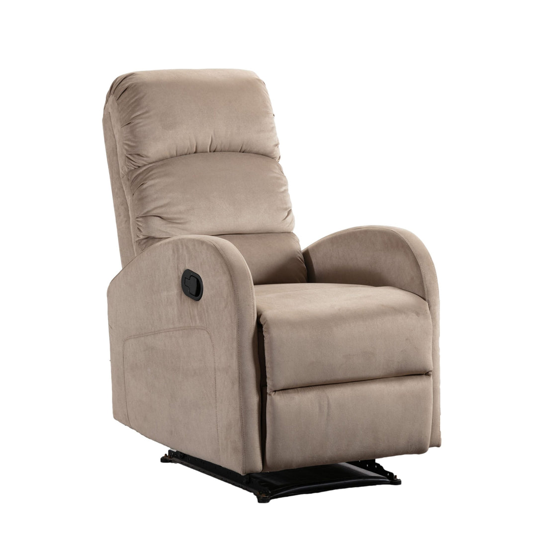 1Pc Adjustable Recliner Chair Gentle Lower Lumbar Massager Living Room Home Theater Bedroom Beige Color Beige Polyester Metal Primary Living Space Cushion Back Contemporary,Modern Foam Polyester