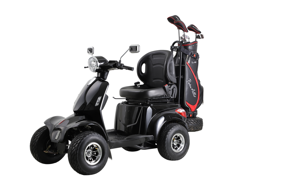 Golf Scooter Old People Drive Grass Scooter Black Abs Pc