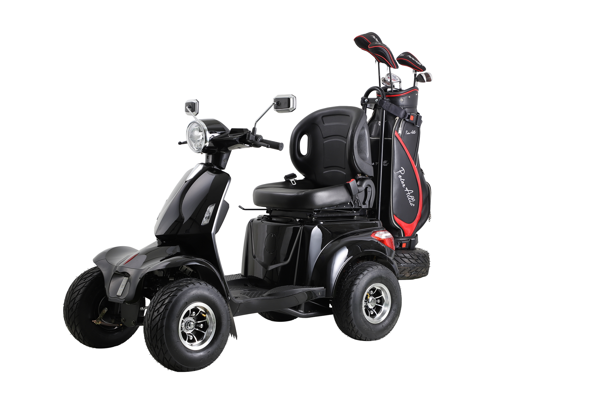 Golf Scooter Old People Drive Grass Scooter Black Abs Pc