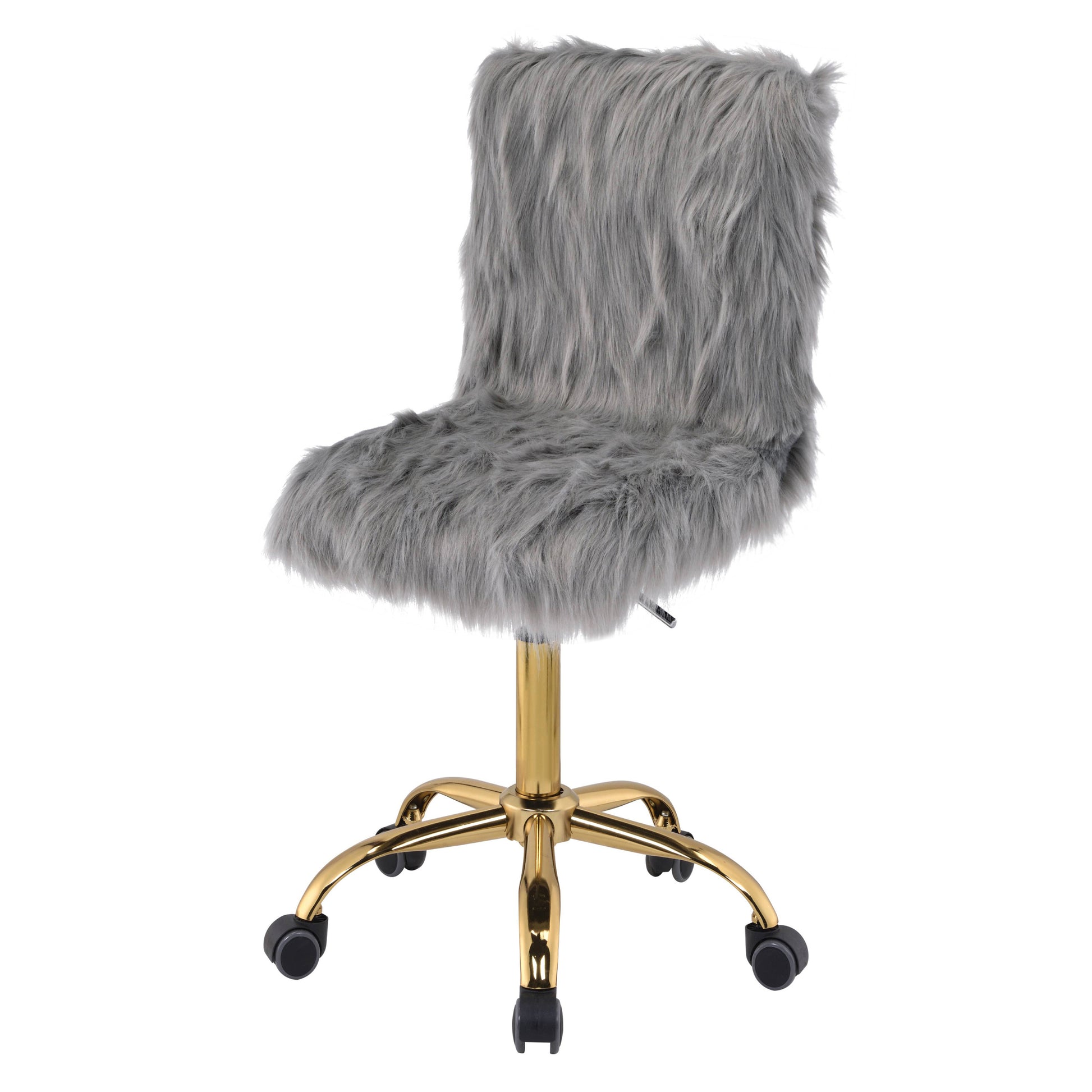 Grey And Gold Swivel Office Chair Solid Grey Gold Office Rectangular Office Chairs Solid Back Swivel Fabric Metal