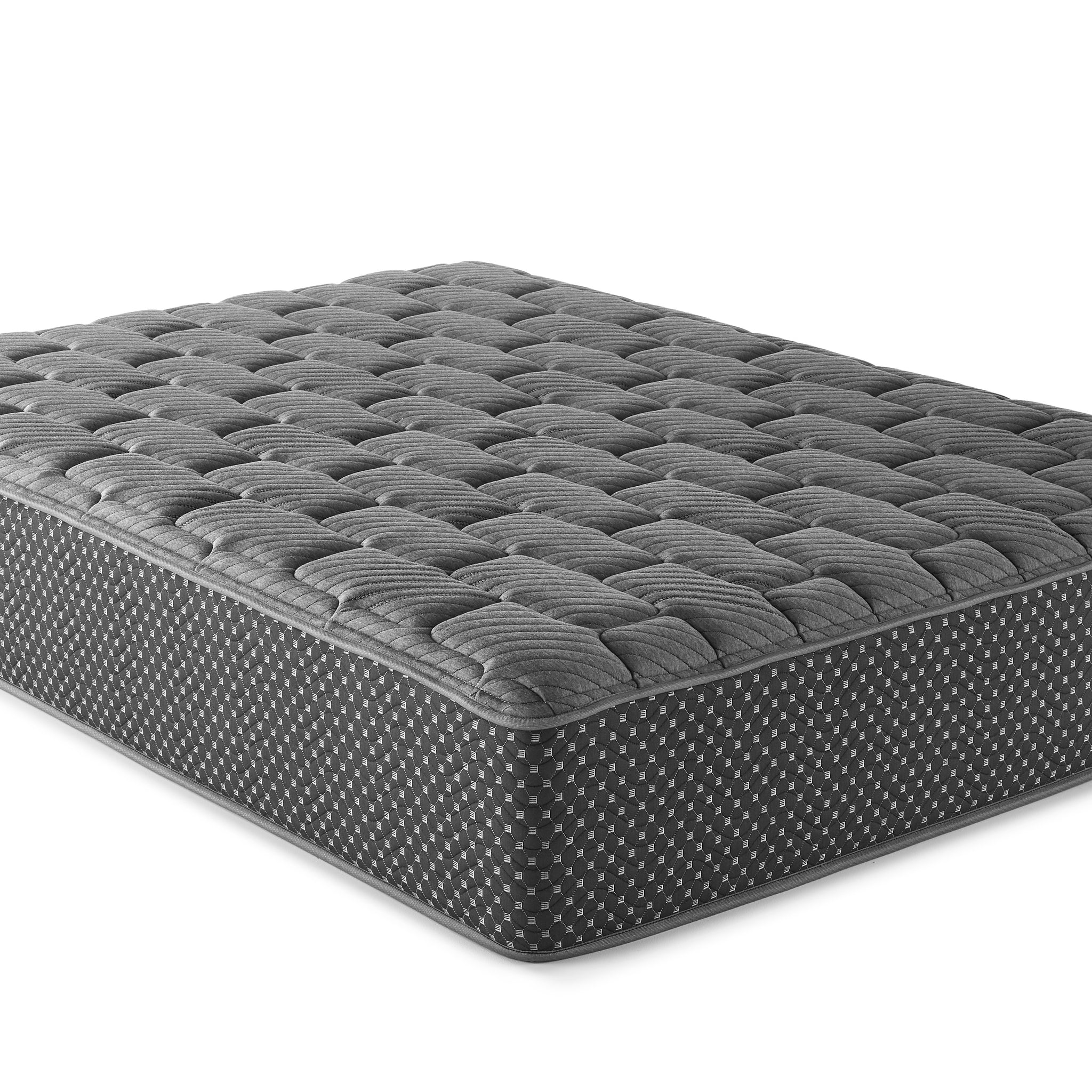 13" Quilted Hybrid Full Mattress, Firm Gray Foam Spring Full
