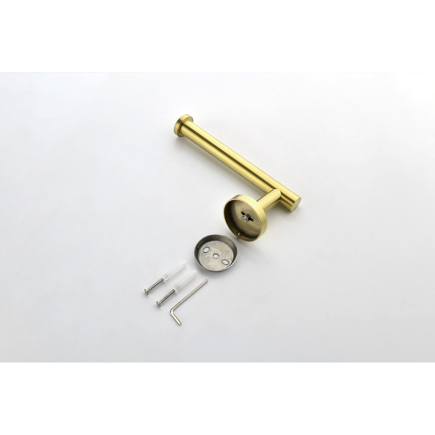 3 Piece Bathroom Hardware Set Brushed Gold Stainless Steel