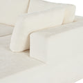 Modern Large Modular Sectional Sofa For Living Room, Bedroom, Salon, 3 Piece Free Combination Beige Polyester 3 Seat