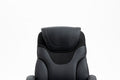 Massage Reclining Office Chair With Footrest, High Back Computer Chair Home Desk Ergonomic Executive Office Chair With Armrests, Adjustable Height. Black Faux Leather