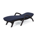 Mikael Chaise Lounge With Cushion Dark Brown Polypropylene