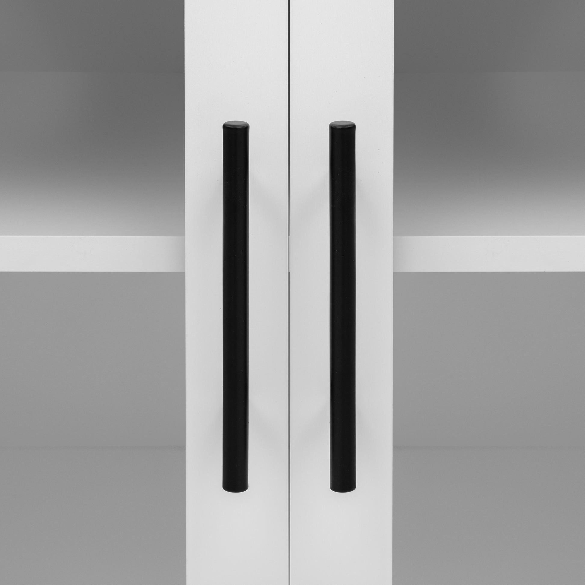 68.9'' Modern Minimalist Tv Stand For Tvs Up To 75 Inches, Entertainment Center Media Console Cabinet With Adjustable Shelves For Living Room White 70 79 Inches Mdf