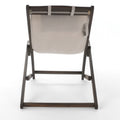 Nikki Beach Sling Chair Beige Set Of 2 Grey Wood