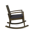 Montrose Rocking Chair Dark Grey Acacia Wood