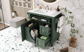 30'' Bathroom Vanity With Top Sink, Modern Bathroom Storage Cabinet With 2 Drawers And A Tip Out Drawer, Single Sink Bathroom Vanity Same As Sw000143Aaf Green Bathroom Modern Solid Wood Mdf Resin