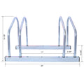 2 Bikes Floor Bike Stand, Bike Parking Rack Garage Bike Storage Stand Indoor Outdoor 22 28