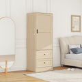 Hall Tree, Storage Cabinet, Suitable For Living Room, Entryway, Bedroom Natural Mdf