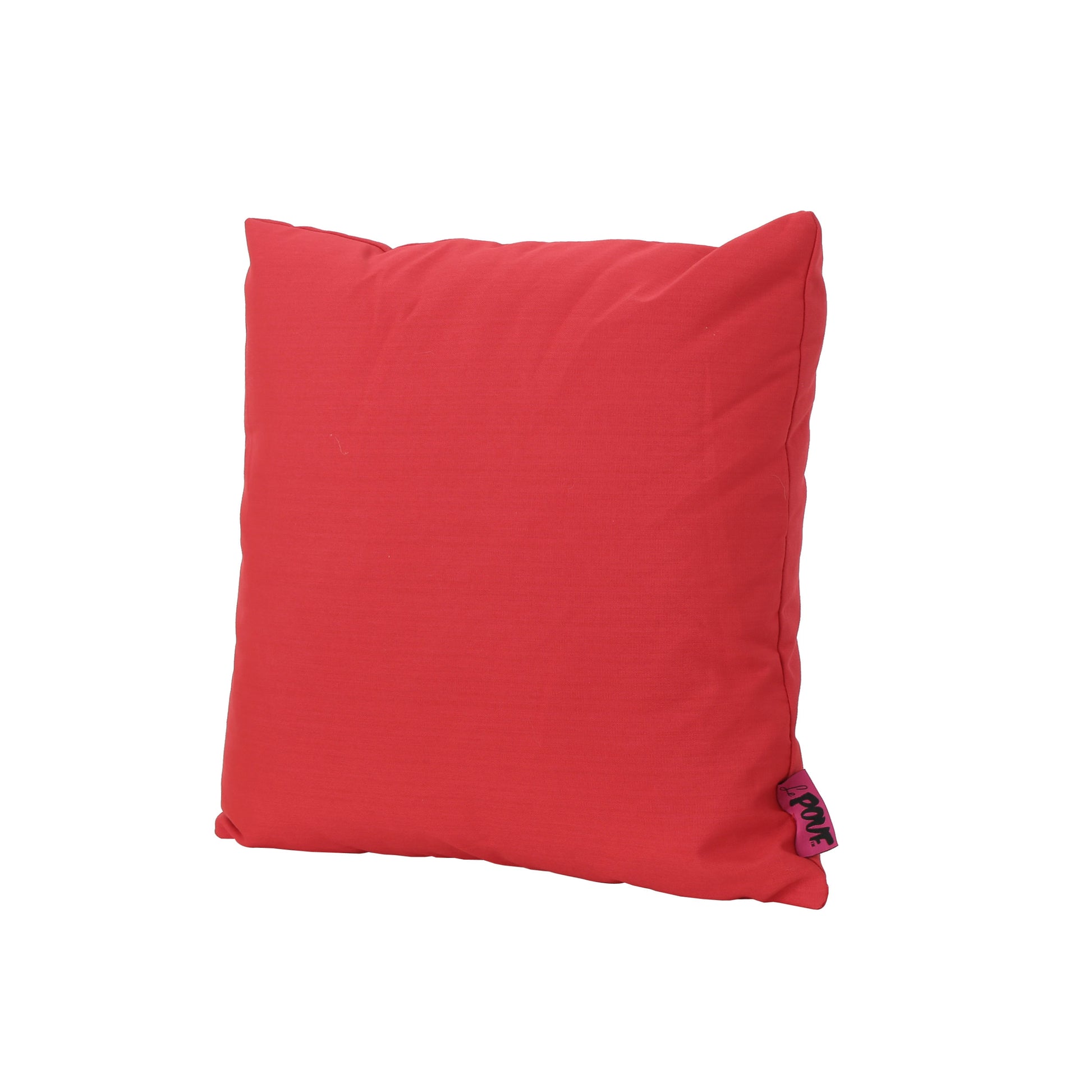 Coronado Square Pillow Set Of 2 Red Fabric
